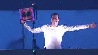 Marshmello FINALLY reveals himself at EDC Las Vegas 2016 [upl. by Yvonne255]