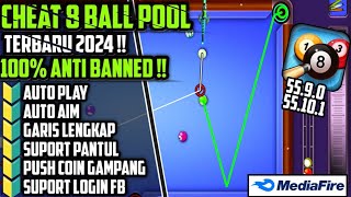 GRATIS‼️CHEAT 8 BALL POOL TERBARU 2024 NEW UPDATE AIM TOOL GARIS PANJANG OTOMATIS 3 LINE ANTI BANED [upl. by Krucik]