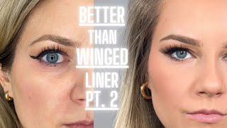 Why this HOODED Eye makeup technique is Better than Winged Eyeliner Pt2 [upl. by Ahsrav]