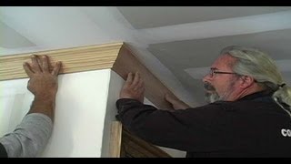 How To Install Crown Molding Along the Ceiling  Ask John The Builder [upl. by Reinhart]