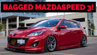 BAGGED BIG TURBO MAZDASPEED 3 FULL REVIEW INSANE BUILD [upl. by Wycoff]