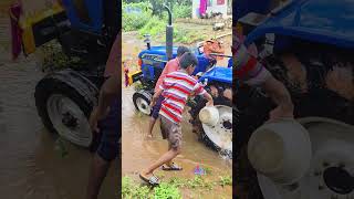 Eicher 480 5 star washing in river bhavanitractorvlogs eichertractor tractorvideo bestreels [upl. by Lumpkin]