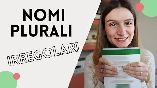 NOMI PLURALI IRREGOLARI  Learn Italian irregular plural nouns  Beginners itaeng Subs [upl. by Luttrell]