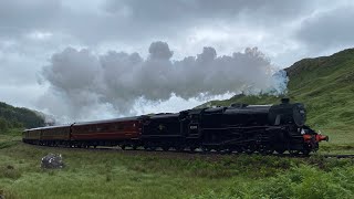 The Jacobite Hauled By 45212 On The West Highland Line [upl. by Suivat]