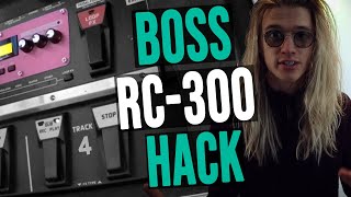 BOSS RC300 the HIDDEN 4th Track and how to use it on your Loop Station  Tutorial [upl. by Bough]