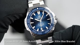 Formex REEF 395mm Automatic Chronometer 300m Blue Bracelet [upl. by Baggs838]