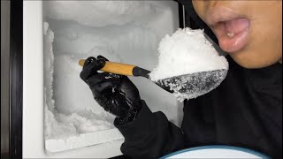 ORIGINAL FREEZER FROST  SOFT BITES  ASMR ICE EATING [upl. by Annah]