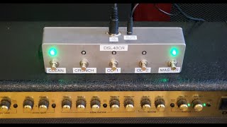 Custom DIY 5Way Footswitch for Marshall DSL40CRDSL100HR Similar to PEDL91016 [upl. by Mildrid]