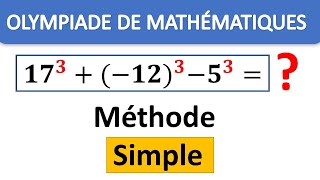 Olympiades de Mathématique Question 2023  Simple à Résoudre avec Simple astuce 💯 [upl. by Ylsel]