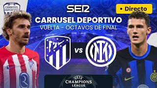 🏆⚽️ ATLÉTICO DE MADRID vs INTER  Octavos Final  Champions League EN DIRECTO [upl. by Alicec]