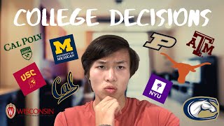 COLLEGE DECISION REACTION 2020 average student Stats Extracurriculars Reveal [upl. by Erlond]