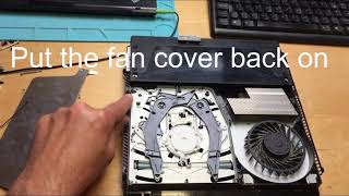 PS4 Slim Overheating Fix  Fan amp Heatsink Clean  In Real Time [upl. by Helbonnas]