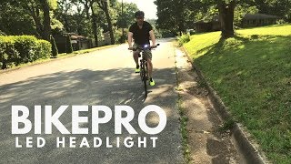 BikePro LED Headlight from Harbor Freight  Does it work [upl. by Junna]