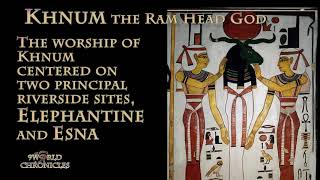 Khnum the Ram Head God the Neter of Water and Fertility [upl. by Aicilihp6]