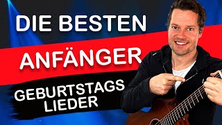 🎈Happy Birthday auf Gitarre lernen Geburtstagslieder leicht und auf deutsch [upl. by Keppel]