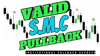 SMC Valid Pullback Identification Trading Smart Money Trading Secret [upl. by Munt76]