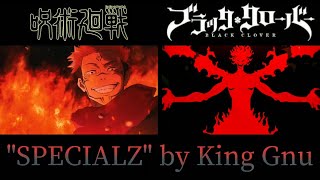 COMPARISON  Black Clover  Jujutsu Kaisen Opening Parody  SPECIALZ [upl. by Emalee]