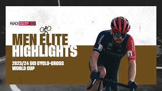 Troyes  Men Elite Highlights  202324 UCI Cyclocross World Cup [upl. by Feliza]