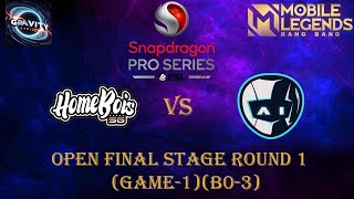 Ai Esports Snapdragon Mobile Open Finals Stage  Round 1 Game 1 [upl. by Aikehs25]