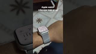 apple watch milanese loop strapb [upl. by Reggi]