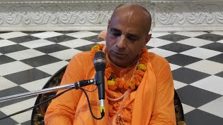 HH Bhakti Karunamayi Vanmali Swami BG Chapter 9  ISKCON Vrindaranyam [upl. by Susy]