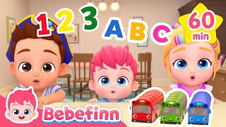 Learn Colors Emotions Numbers Alphabets and More with Bebefinn Family ㅣKids Song Compilation [upl. by Tremann865]