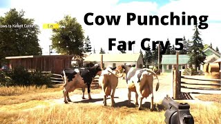 Far Cry 5 Cow Punching Side Mission Kellett Cattle Co in Holland Valley [upl. by Imyaj]