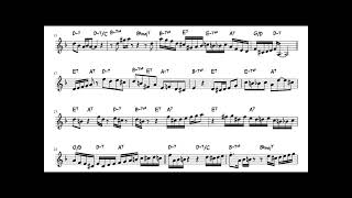 Dat dere Lee Morgan solo transcription [upl. by Culliton540]