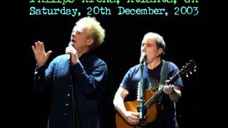 A Hazy Shade Of Winter  Simon and Garfunkel Philips Arena Live 2003 [upl. by Islek515]