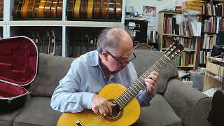 2009 Matthias Dammann Spruce and Brazilian Signed Classical Guitar New Bass Strings [upl. by Magda]