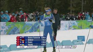 Biathlon Women 4x6KM Relay Complete Event  Vancouver 2010 [upl. by Sherrill]