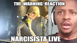 THE WARNING REACTION  Narcisista  Live in Amsterdam [upl. by Imuyam573]