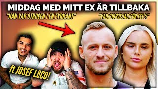 MIDDAG MED MITT EX med JOSEF LOCO HAN VAR OTROGEN I EN FYRKANT [upl. by Jarv899]