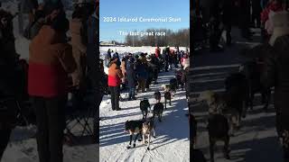 2024 Iditarod ceremonial start Chester creek Anchorage Alaska [upl. by Donall949]