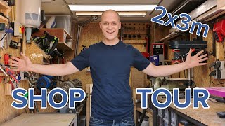 My Small and Efficient workshop 2 x 3 meter  2019 Shop tour [upl. by Akemrehs295]