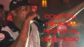 Compton Menace Performs New Music During Tribute For Sophyne RIP [upl. by Isis]