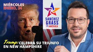 Trump celebra su triunfo en New Hampshire I Sánchez Grass en América I Univista TV [upl. by Nosilla581]