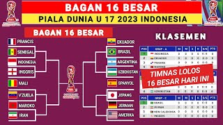 RESMI Bagan 16 Besar Piala Dunia U 17 2023  Jadwal 16 Besar Piala Dunia u 17 2023 [upl. by Rainah316]