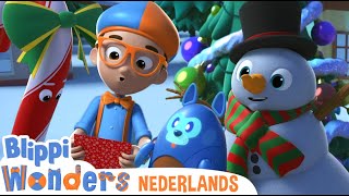 Blippis Kerstspeurtocht  Blippi Wonders  Moonbug Kids Nederlands  Kindertekenfilms [upl. by Aiyotal]