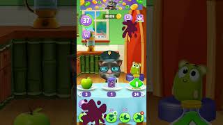 🐱Cute catMy talking tom2🍇🍊shorts [upl. by Johnathon]