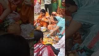 chaat 2024 puja🙏matarani mata bhajan pooja katha durgapuja durgamaa reels trandingmaa [upl. by Ahsad]