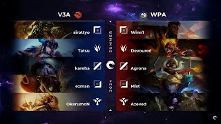 PCL Summer 2024 Week5 Day1 V3A vs WPA game1 [upl. by Airdna]