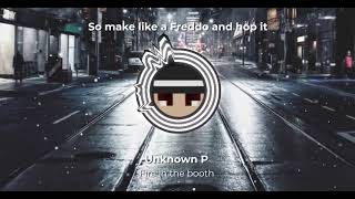 Unknown P  Fire in the Booth Riding Round in a Rover Lyric Video [upl. by Annawit]