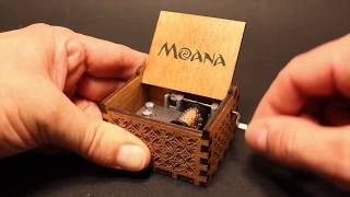 Moana Music Box How Far Ill Go Motunui Village Song [upl. by Eened]