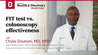 FIT test vs colonoscopy effectiveness  OSUCCC – James [upl. by Treble]