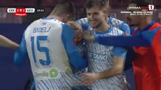 REZUMAT CFR Cluj  Universitatea Craiova 12 Oltenilor le iese totul și urcă pe doi în clasament [upl. by Maynard206]