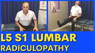 L5 S1 Lumbar Radiculopathy Treatment  L5 S1 Disc Bulge Exercises  Dr Walter Salubro [upl. by Lobel]