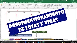 Predimensionamiento  LOSAS y VIGAS  2023 [upl. by Einnaoj]