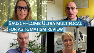 BauschLomb Ultra multifocal for astigmatism review [upl. by Jany382]