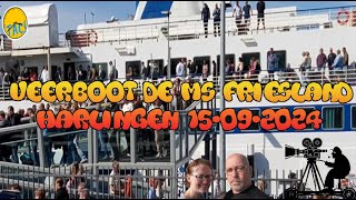 Drukte met uitstappen op de MS Friesland Harlingen 15092024 [upl. by Bilski86]